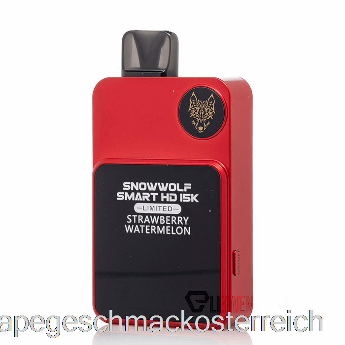 Snowwolf Smart HD 15k Limitierter Einweg-Erdbeer-Wassermelonen-Vape-Geschmack